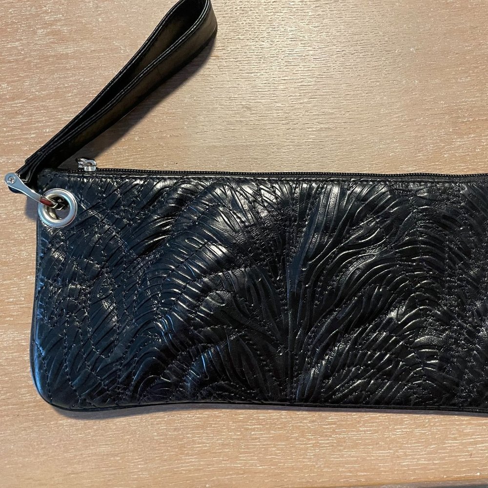 HOBO Embossed Leather Vida Wristlet